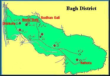 Bagh District Maps Map Of District Kotli AJKTOURS